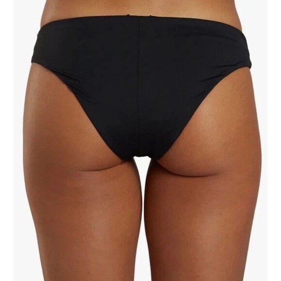 Prana NEW Women's Medium Gemma Reversible Cheeky Bikini Swim Bottom Black - Picture 2 of 11